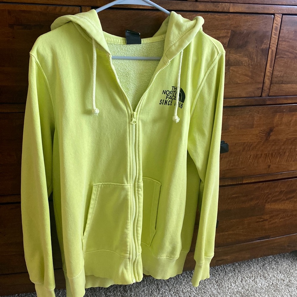 North Face zip up hoodie